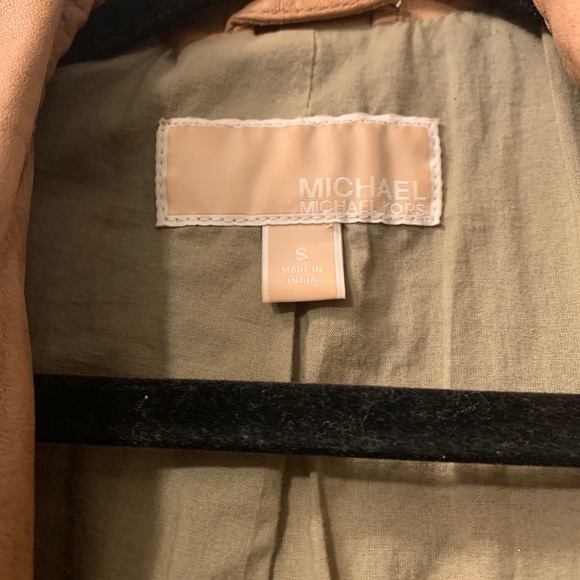Michael Kors Tan Leather Jacket - Picture 3 of 3